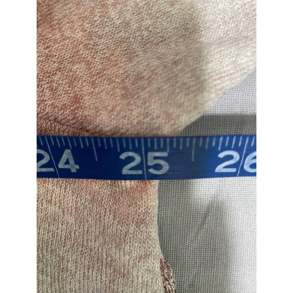 Lane Bryant Women’s Sweater Swing Top Striped White Pink Brown Knit Size 18/20 - Picture 8 of 11